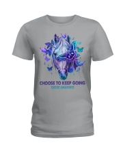 CHOOSE TO KEEP GOING Ladies T-Shirt tile