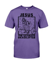 JESUS THE ULTIMATE DEADLIFTER Premium Fit Mens Tee tile