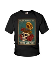 MUSIC MAKES ME FEEL ALIVE Youth T-Shirt tile