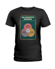 THE CORGNATIVE TRAINGLE Ladies T-Shirt tile