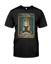 THAT'S WHAT I DO I DO YOGA CHANT MANTRAS Premium Fit Mens Tee tile