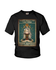 THAT'S WHAT I DO I DO YOGA CHANT MANTRAS Youth T-Shirt tile