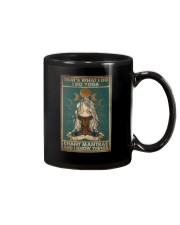 THAT'S WHAT I DO I DO YOGA CHANT MANTRAS Mug tile