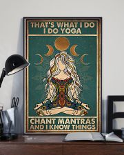 THAT'S WHAT I DO I DO YOGA CHANT MANTRAS 11x17 Poster lifestyle-poster-2