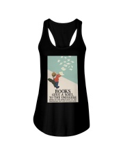 BOOKS GIVE A SOUL Ladies Flowy Tank tile