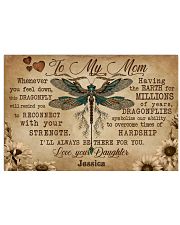 DRAGONFLY - TO MY MOM - CUSTOM NAME 24x16 Poster front