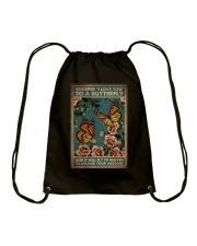 WHISPERED I LOVE YOU TO A BUTTERFLY Drawstring Bag tile