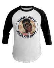 MERDY DIRTY INKED AND CURVY Baseball Tee tile