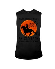 NEVER UNDERESTIMATE AND OLD LADY Sleeveless Tee tile