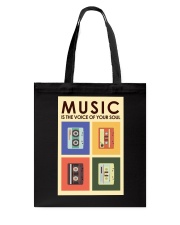 MUSIC IS THE VOICE OF YOUR SOUL Tote Bag tile