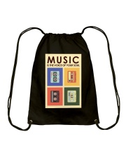 MUSIC IS THE VOICE OF YOUR SOUL Drawstring Bag tile