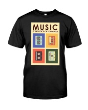 MUSIC IS THE VOICE OF YOUR SOUL Premium Fit Mens Tee tile