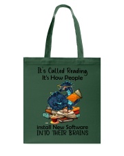 IT'S CALLED READING IT'S HOW PEOPLE Tote Bag tile