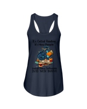 IT'S CALLED READING IT'S HOW PEOPLE Ladies Flowy Tank tile