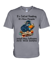 IT'S CALLED READING IT'S HOW PEOPLE V-Neck T-Shirt tile