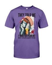 THEY TOLD ME I WAS DIFFERENT Premium Fit Mens Tee tile