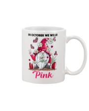 IN OCTOBER WE WEAR PINK Mug tile