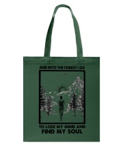 AND INTO THE FOREST I RUN Tote Bag tile
