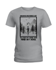 AND INTO THE FOREST I RUN Ladies T-Shirt tile