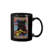 EASILY DISTRACTED BY CATS AND YARN Mug tile