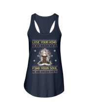 LOSE YOUR MIND FIND YOUR SOUL Ladies Flowy Tank tile