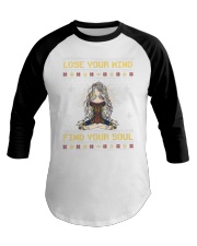 LOSE YOUR MIND FIND YOUR SOUL Baseball Tee tile