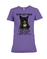 TO DO LIST TODAY Premium Fit Ladies Tee tile