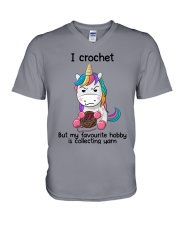I CROCHET V-Neck T-Shirt tile
