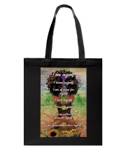 I AM MYSELF Tote Bag tile