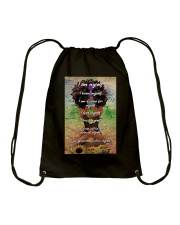 I AM MYSELF Drawstring Bag tile