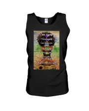 I AM MYSELF Unisex Tank tile