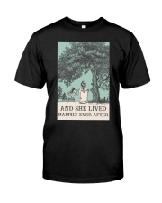 AND SHE LIVED HAPPILY EVER AFTER Premium Fit Mens Tee tile