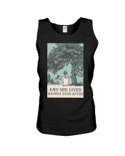 AND SHE LIVED HAPPILY EVER AFTER Unisex Tank tile