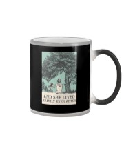 AND SHE LIVED HAPPILY EVER AFTER Color Changing Mug tile
