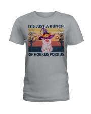 IT'S JUST A BUNCH OF HORKUS PORKUS Ladies T-Shirt tile