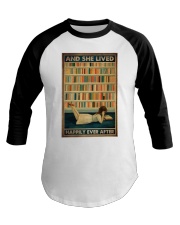 AND SHE LIVED HAPPILY EVER AFTER Baseball Tee tile