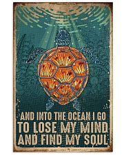 AND INTO THE OCEAN I GO TO LOSE MY MIND 11x17 Poster front