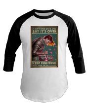 IT AIN'T OVER UNTIL GOD Baseball Tee tile