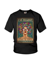 I'M BLUNT BECAUSE GOD ROLL ME THAT WAY Youth T-Shirt tile