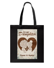 TO MY DAUGHTER - CUSTOM NAME Tote Bag tile