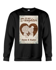 TO MY DAUGHTER - CUSTOM NAME Crewneck Sweatshirt tile