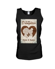 TO MY DAUGHTER - CUSTOM NAME Unisex Tank tile
