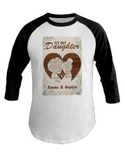 TO MY DAUGHTER - CUSTOM NAME Baseball Tee tile