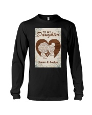 TO MY DAUGHTER - CUSTOM NAME Long Sleeve Tee tile
