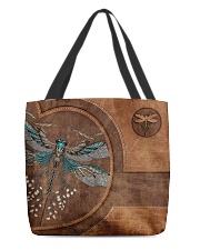 Hippie Girl Leather Pattern Print All-over Tote back