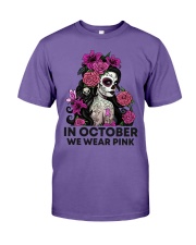 IN OCTOBER WE WEAR PINK Premium Fit Mens Tee tile