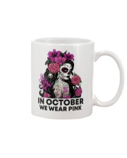 IN OCTOBER WE WEAR PINK Mug tile