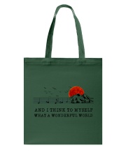 AND I THINK TO MYSELF WHAT A WONDERFUL WORLD Tote Bag tile