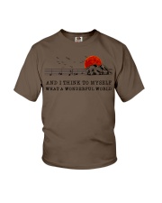 AND I THINK TO MYSELF WHAT A WONDERFUL WORLD Youth T-Shirt tile