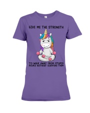 GIVE ME THE STRENGTH Premium Fit Ladies Tee tile